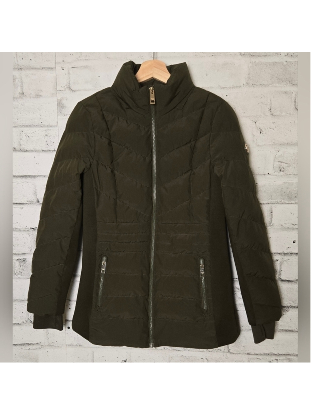 Michael Kors Quilted Puffer Jacket XS | Sleek Winter MK Coat
